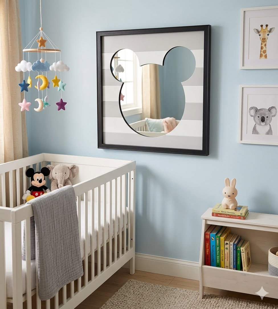 MICKEY MOUSE - 3D Mirrored Wall Art - Image 3