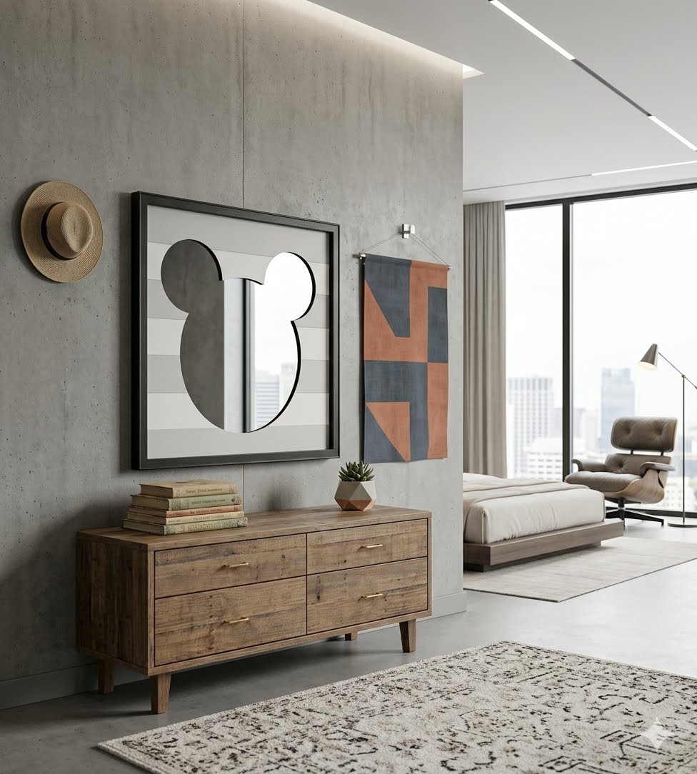 MICKEY MOUSE - 3D Mirrored Wall Art - Image 5