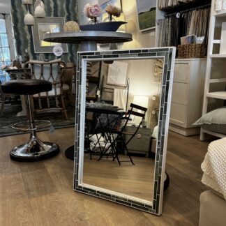 Green Glass Mosaic Mirror