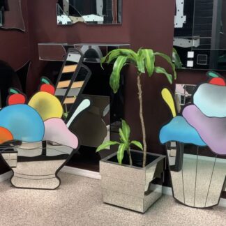 Ice Cream Sundae & Ice Cream Cone Wall Mirrors