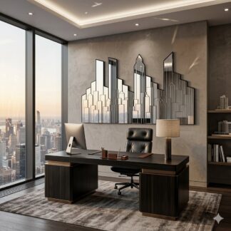 NEW YORK CITY SKYLINE - 3D Mirrored Wall Art